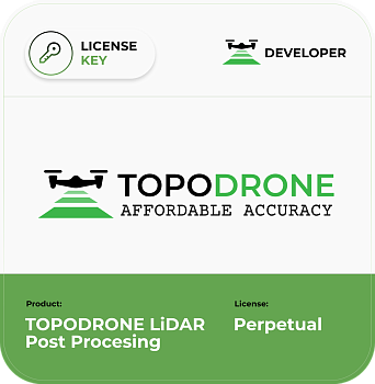 TOPODRONE LiDAR Post Processing Perpetual License